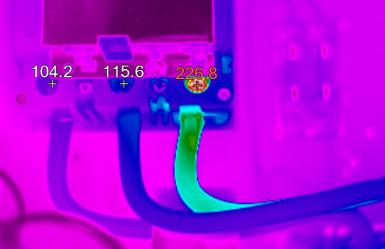 Pre-scanning with infrared will identify any connection anomalies or defective components.