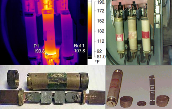 Images of repairable link fuses