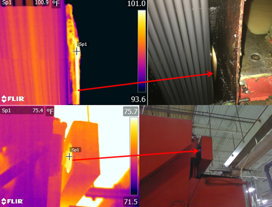We will look at the pully, belts, and shives to look for any signs of wear or excessive heating. 